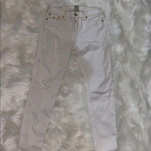 White skinny True Religion jeans